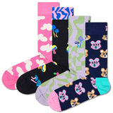 Happy Socks unisex socks, 4-pack - special gift box, colour mix