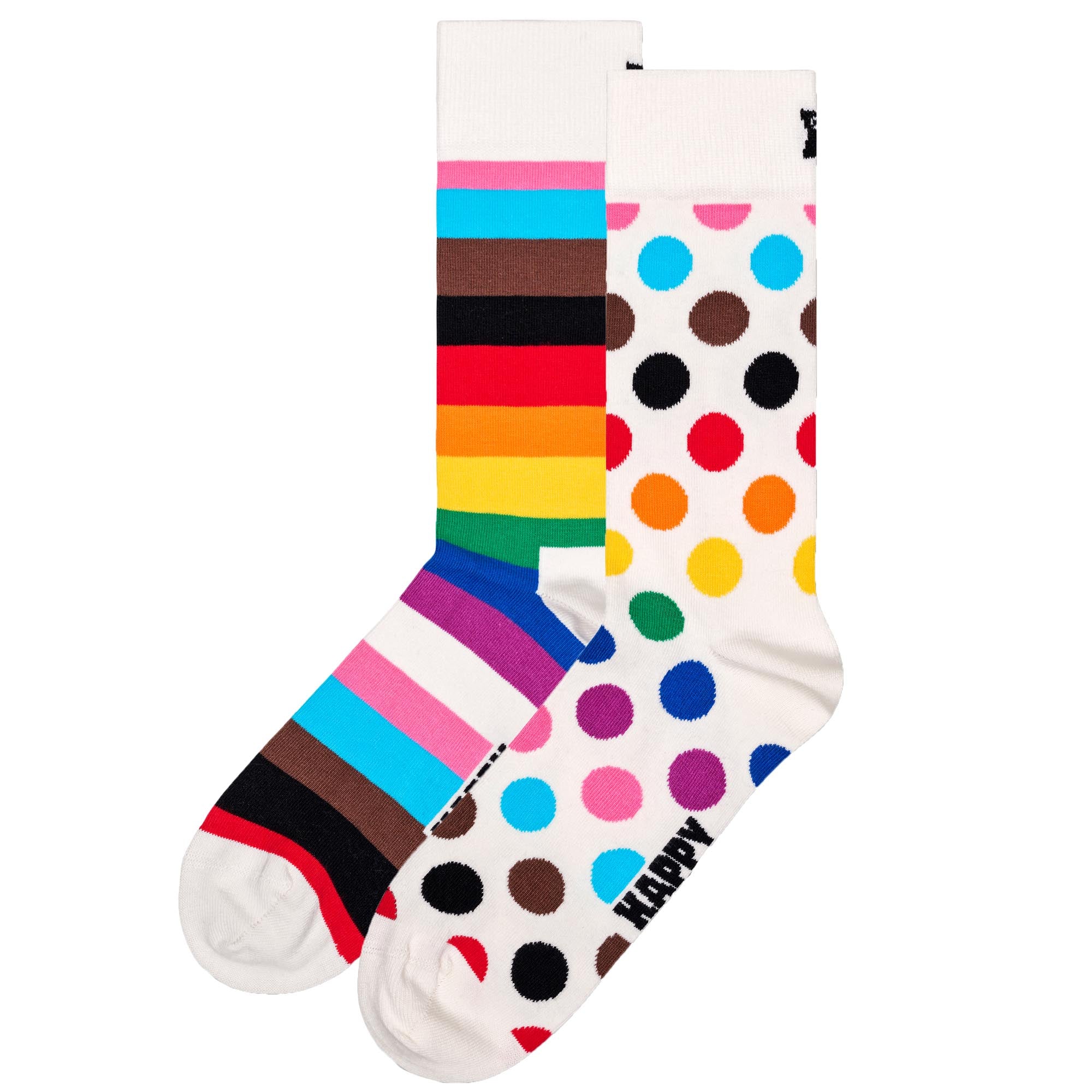 Happy Socks Unisex Socken, 2er Pack - Geschenkbox, Farbmix