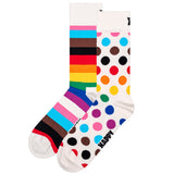 Happy Socks Unisex Socken, 2er Pack - Geschenkbox, Farbmix