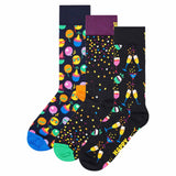 Happy Socks unisex socks, 3-pack - special gift box, colour mix