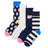 Happy Socks unisex socks, 4-pack - special gift box, colour mix