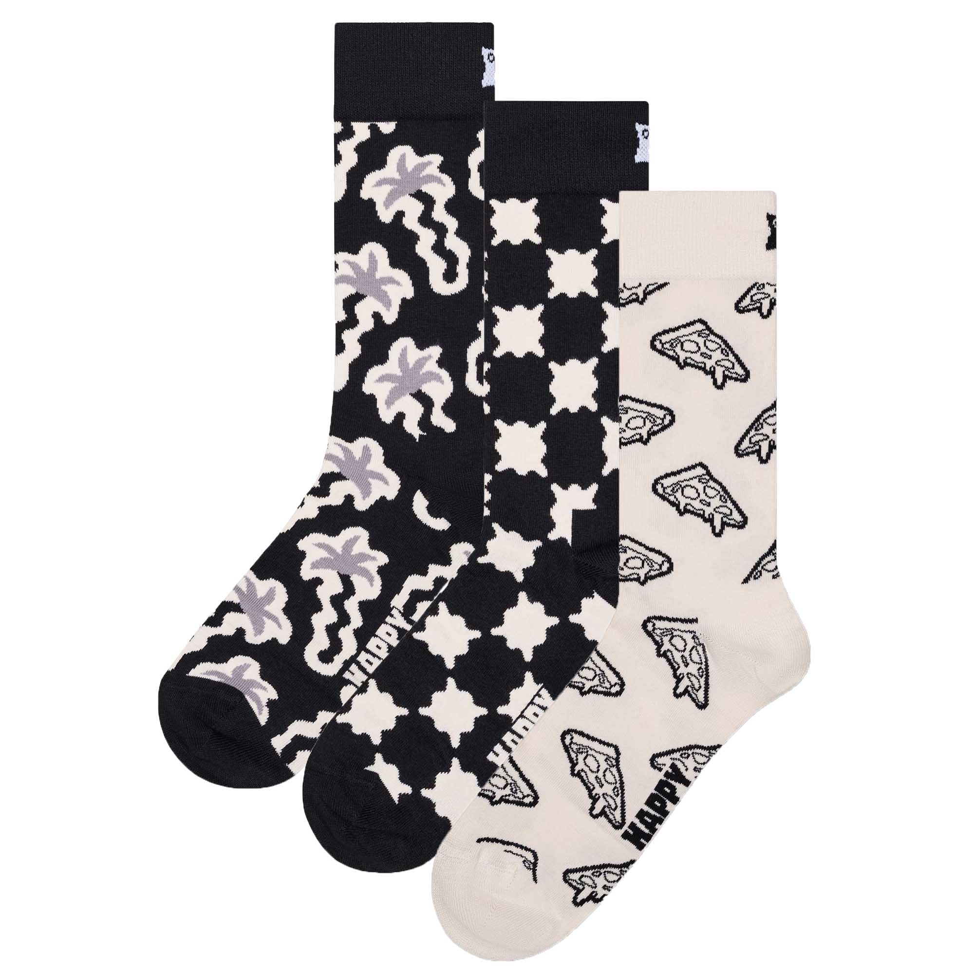 Happy Socks 3er Pack Unisex Socken - Geschenkbox, gemischte Farben