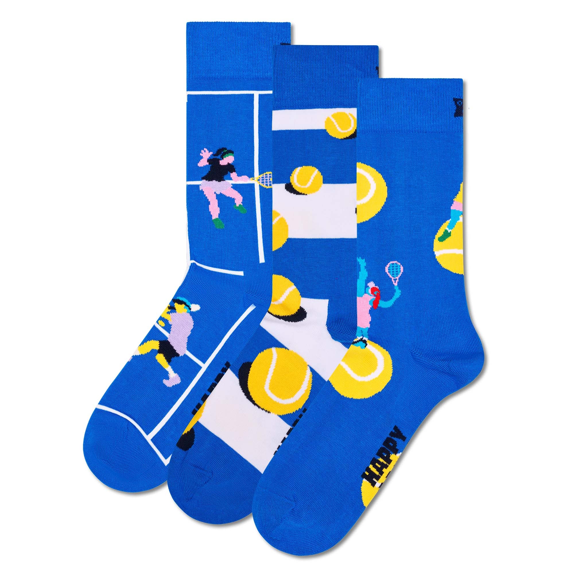 Happy Socks 3er Pack Unisex Socken - Geschenkbox, gemischte Farben