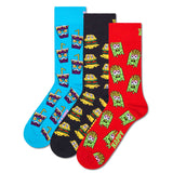 Happy Socks 3er Pack Unisex Socken - Geschenkbox, gemischte Farben