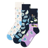 Happy Socks 3er Pack Unisex Socken - Geschenkbox, gemischte Farben