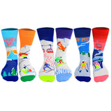 United Oddsocks Herren Socken, 6 Socken Pack - Strumpf, Mottomotive