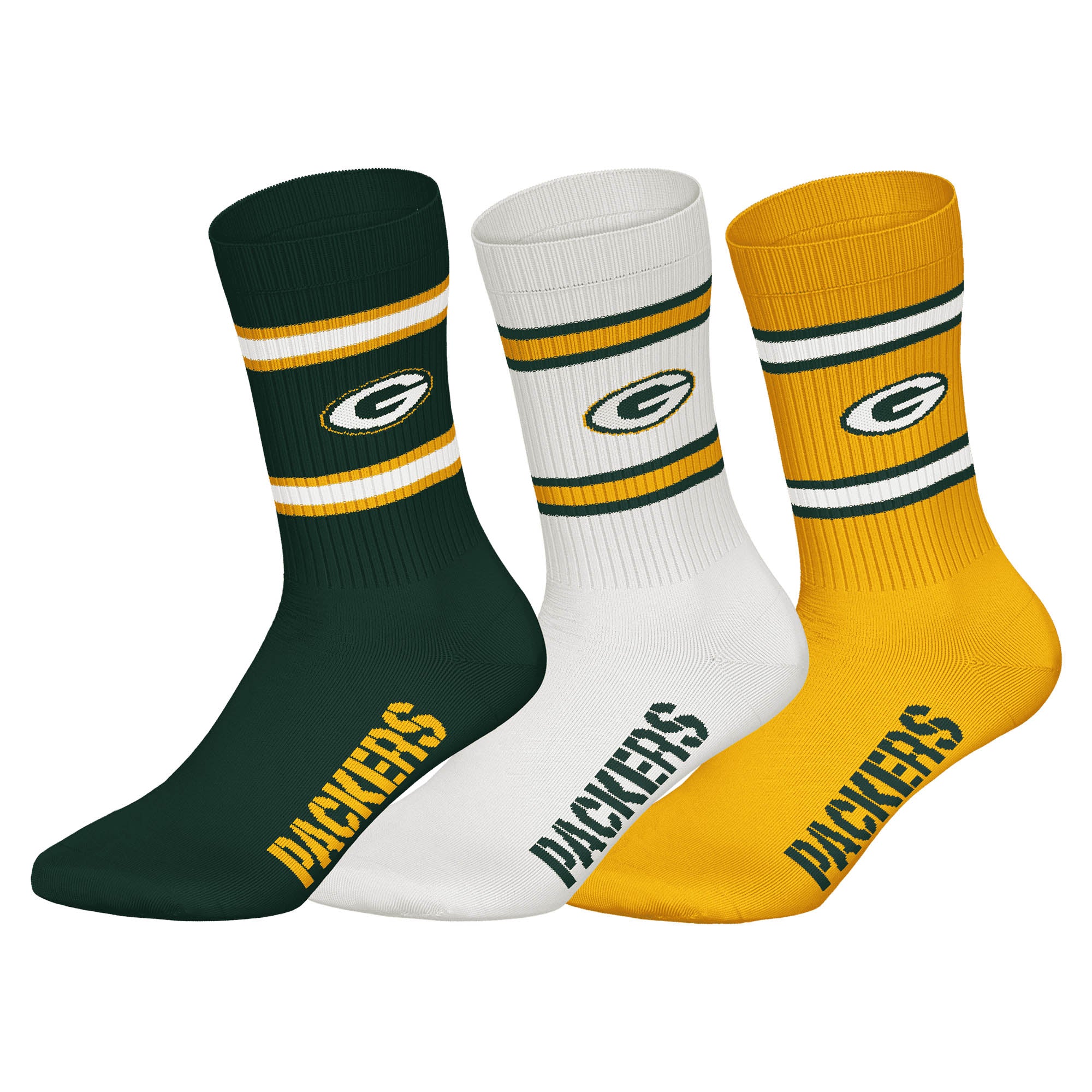 NFL Unisex Socks, 3-Pack – NFL Teams, 3Pack Crew Socks, Football, Logo, Cotton Blend