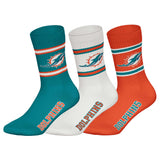 NFL Unisex Socks, 3-Pack – NFL Teams, 3Pack Crew Socks, Football, Logo, Cotton Blend