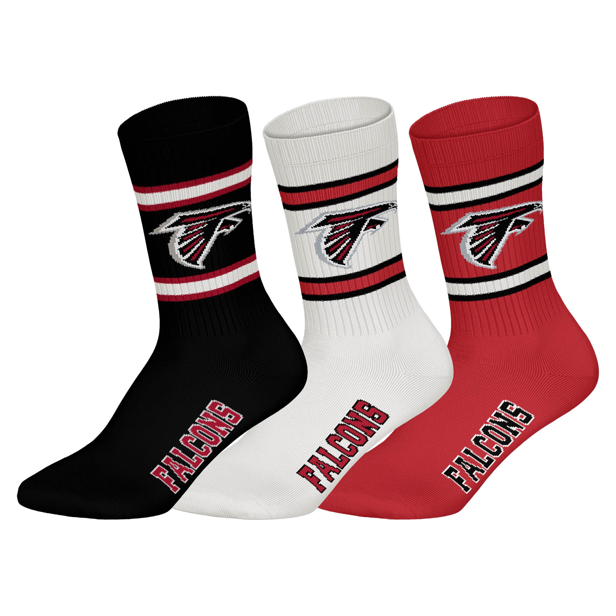 NFL Unisex Socks, 3-Pack – NFL Teams, 3Pack Crew Socks, Football, Logo, Cotton Blend