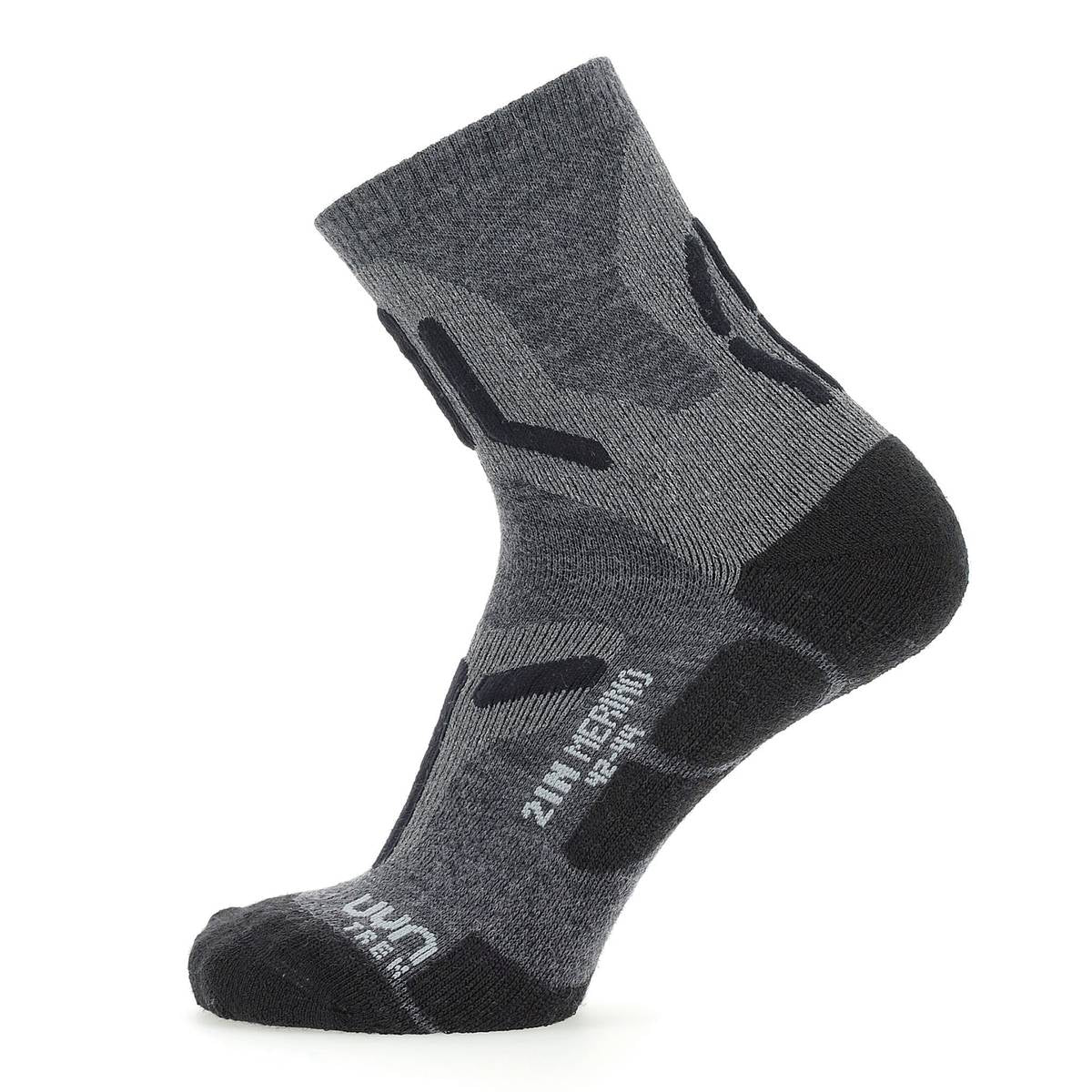 UYN Herren Trekking Socken - 2IN Merino Socks, Wandersocken, Merino, Logo