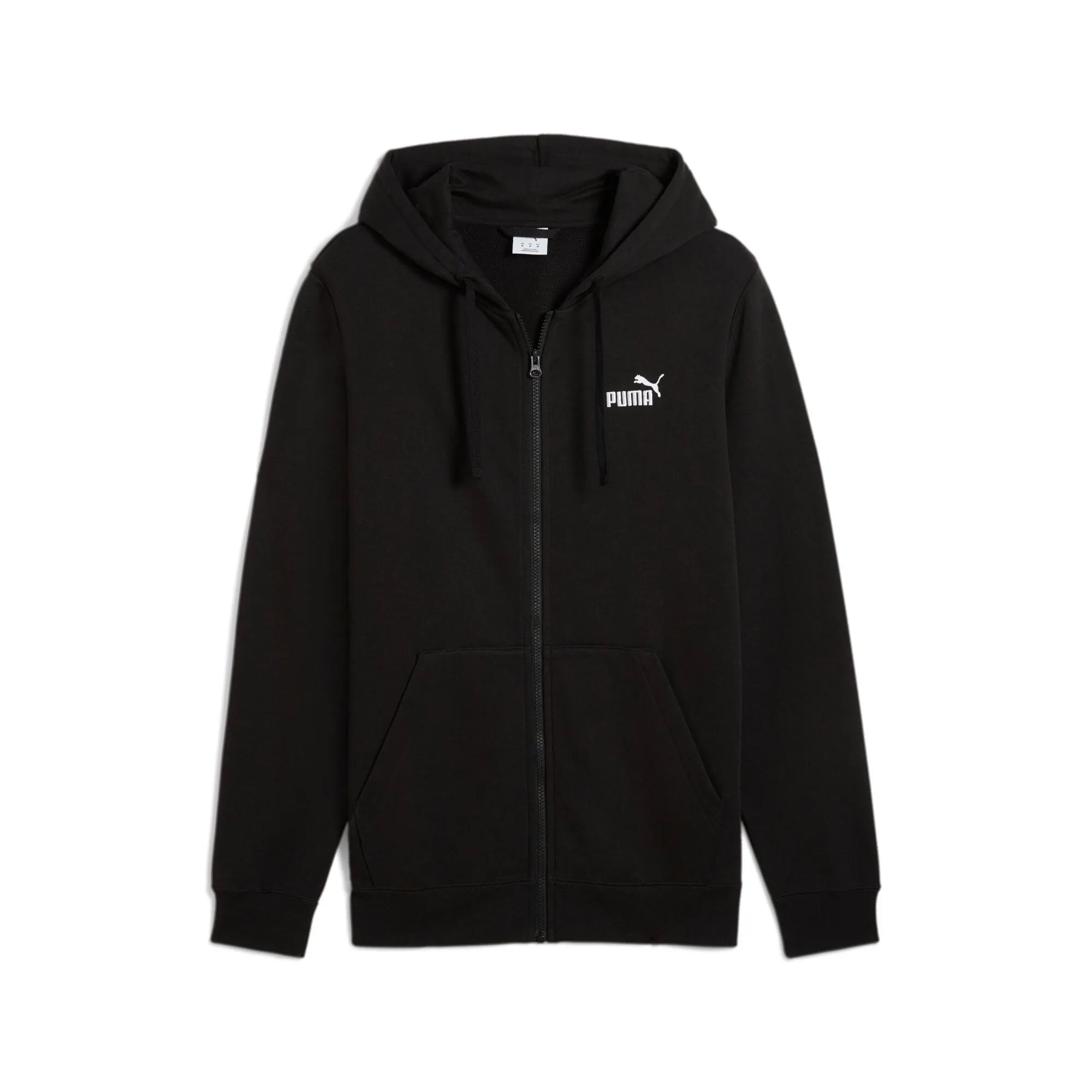 PUMA Men's Sweat Jacket - ESS Full-Zip Hoodie , Hood, cotton blend