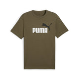PUMA Herren T-Shirt -  ESS 2 Color No. 1 Logo Tee, Rundhals, Kurzarm, uni