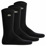 LACOSTE Unisex Socken, 3er Pack - Tennissocken, Baumwollmischung, einfarbig