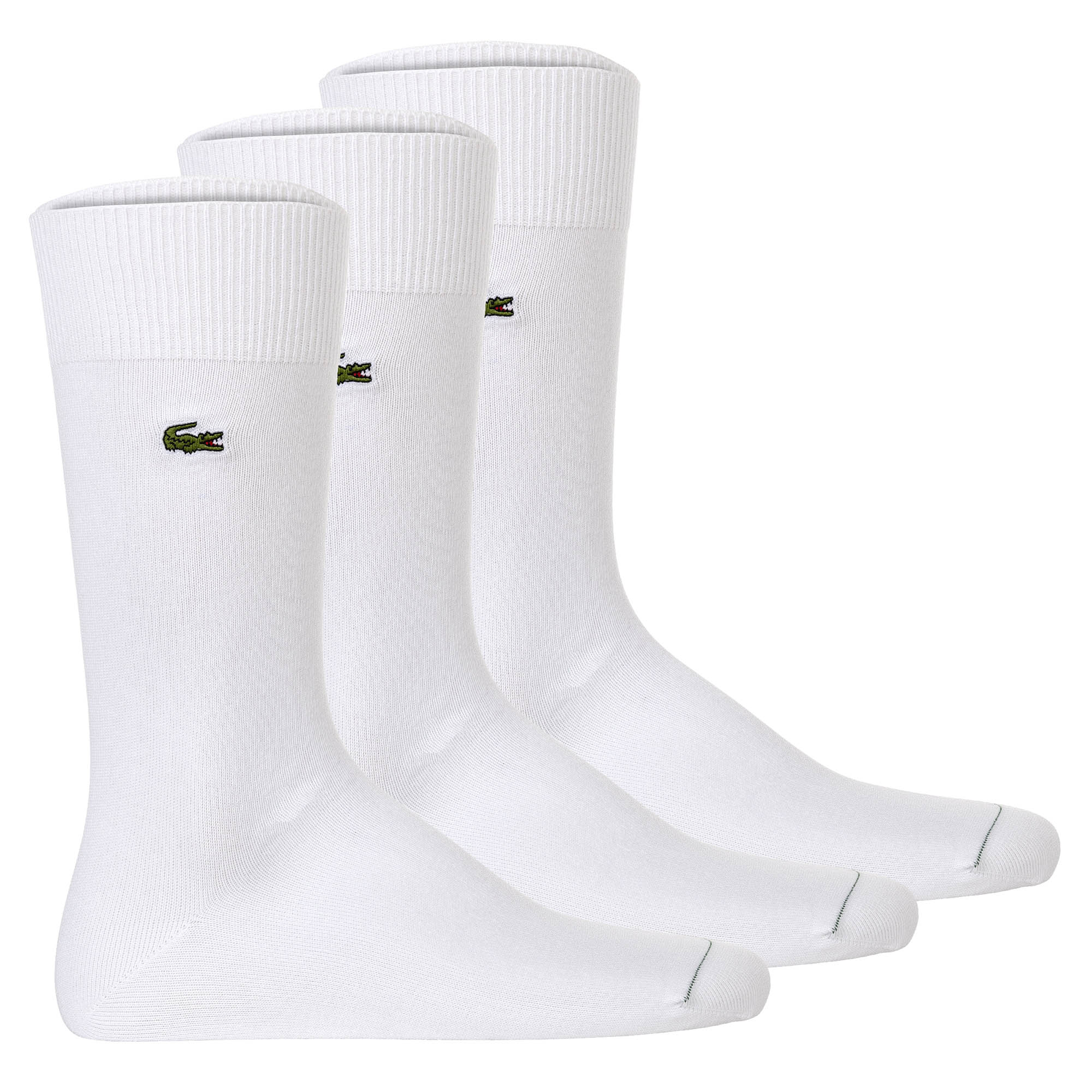 LACOSTE Herren Socken, 3er Pack - Socks, Business, Baumwoll-Mix, Logo, einfarbig