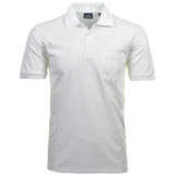 RAGMAN Herren Poloshirt - Oberteil, Softknit-Polo, Baumwollmischung, Brusttasche, Knopfleiste, kurz, einfarbig