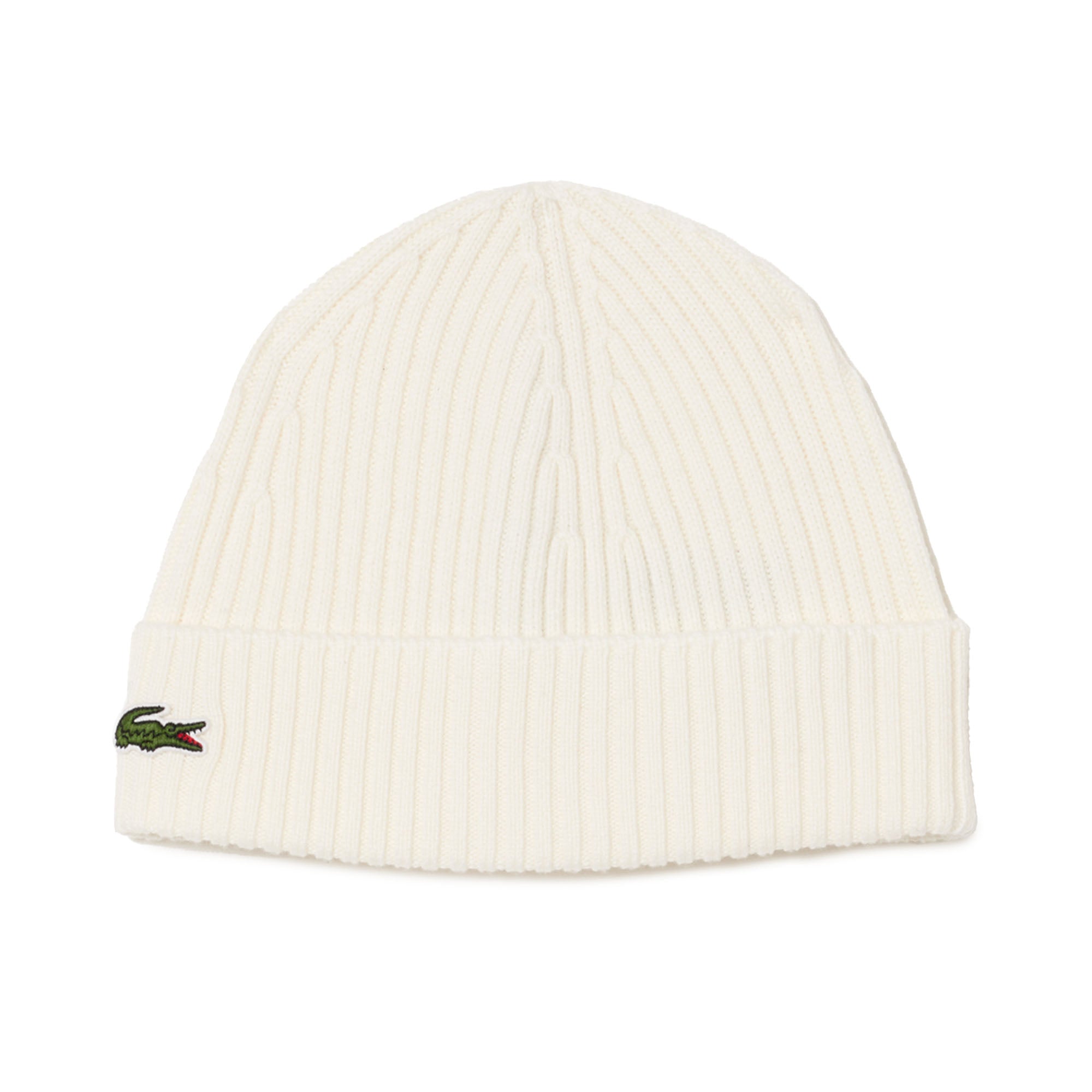 LACOSTE Unisex Mütze - Strickmütze, Beanie, Wolle, Logo-Patch, One Size