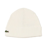LACOSTE Unisex Mütze - Strickmütze, Beanie, Wolle, Logo-Patch, One Size