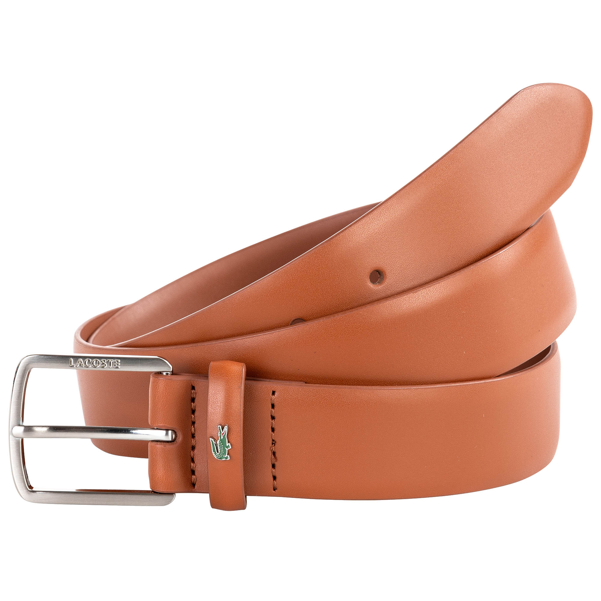 LACOSTE Men's Belt - Leather Belt, 35 mm, Pin Buckle