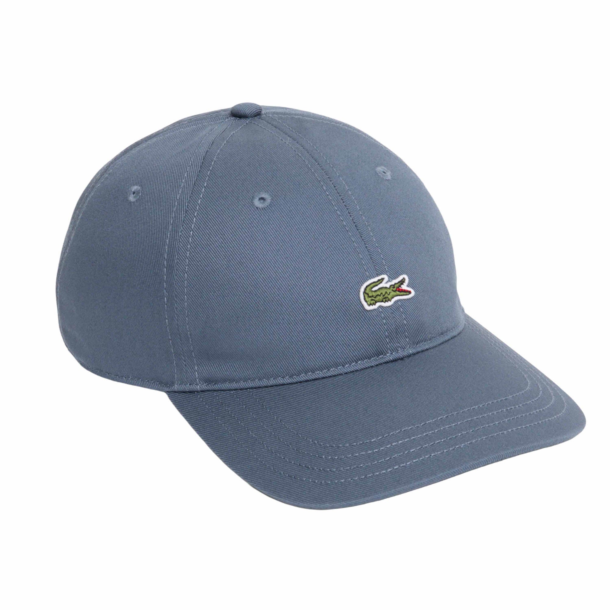 LACOSTE Unisex Cap - Baseball Cap, Baumwolle, Croco Logo, One Size, einfarbig