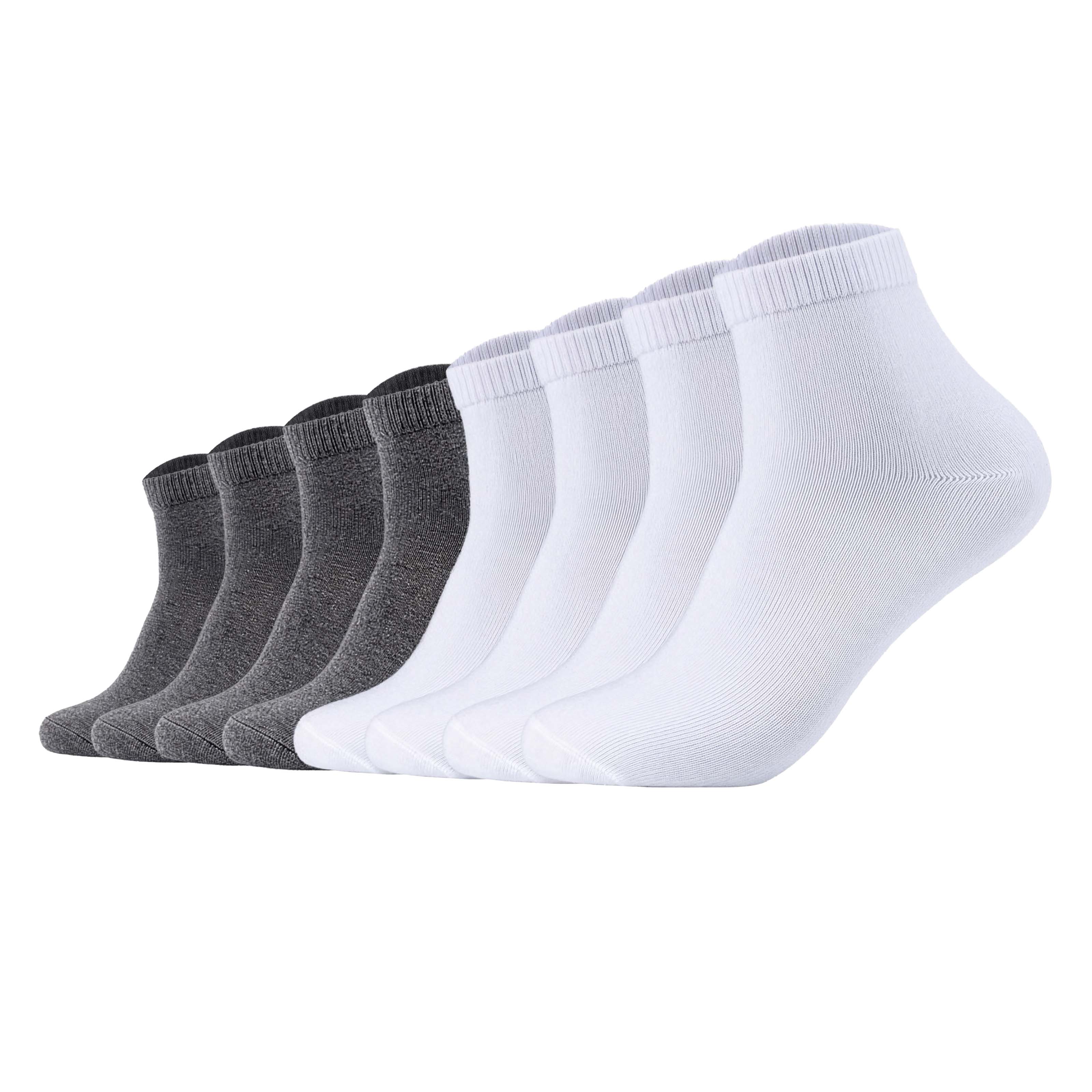 s.Oliver Unisex Socken, 8er Pack - Quarter, einfarbig