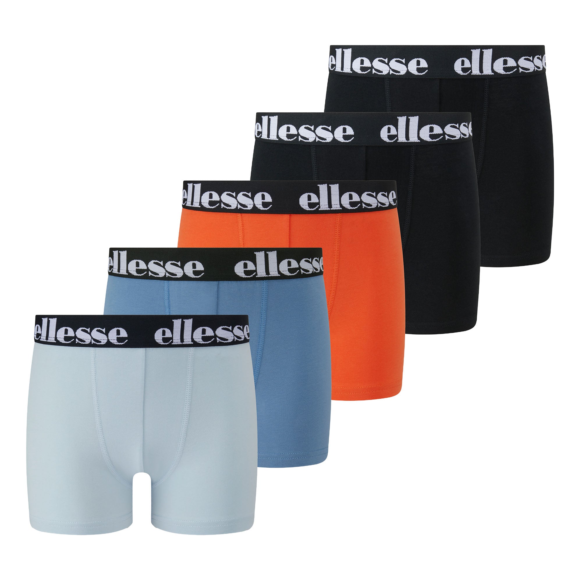 ellesse Jungen Boxershorts, 5er Pack - EMARIO, Fashion Trunk, einfarbig