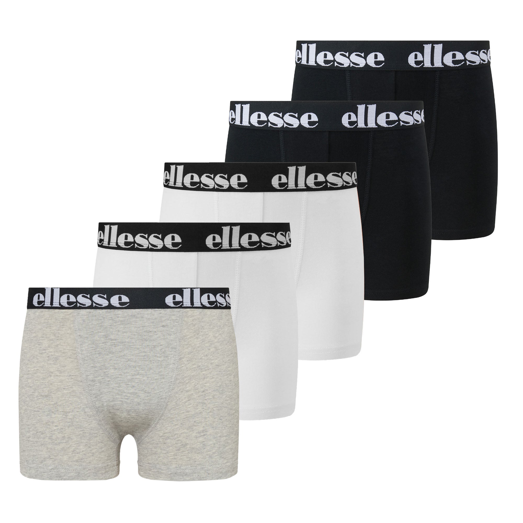 ellesse Boys Boxer Shorts, Pack of 5 – EMARIO, Fashion Trunk, plain
