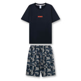 Sanetta Boys Pyjamas, short - teens, camouflage, pyjamas, single jersey, cotton
