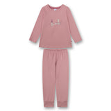 Sanetta girls pyjamas, long - Kids, mouse print, velour