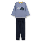 Sanetta Boys pyjamas, long - Kids, mammoth print, single jersey