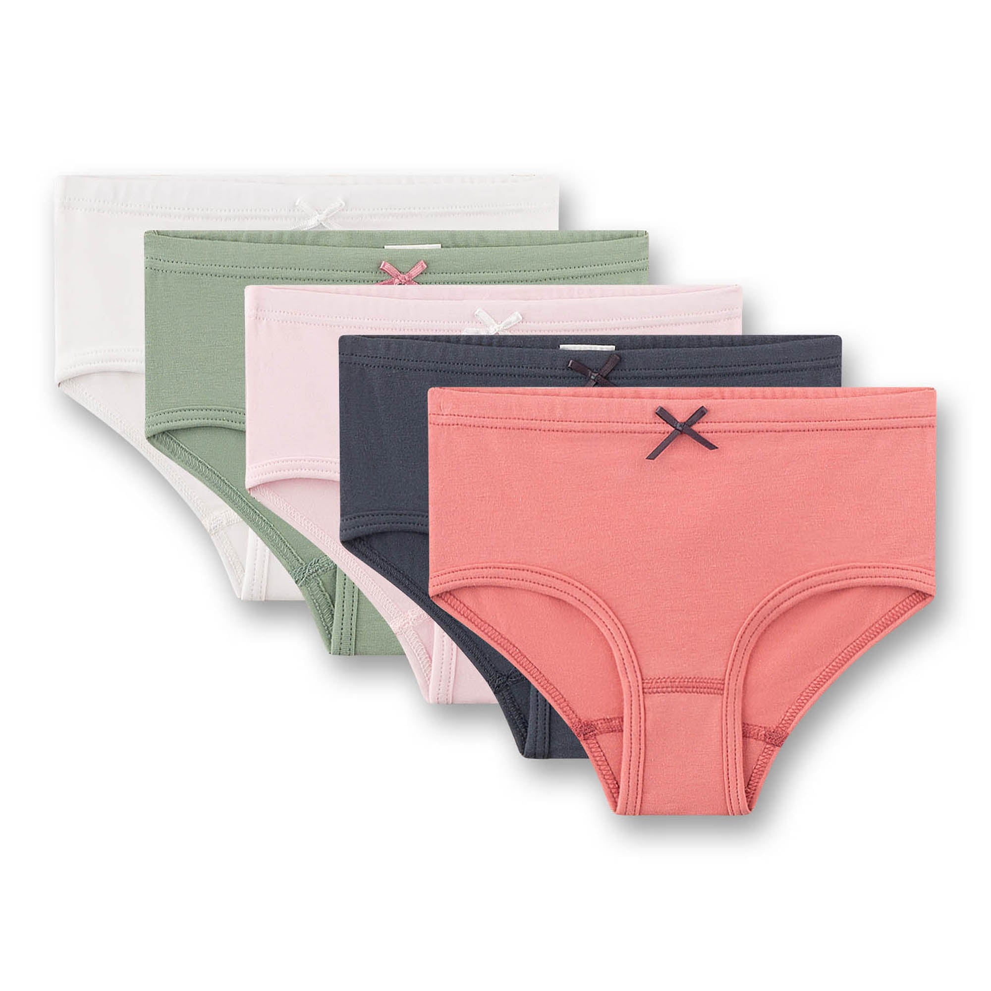 Sanetta Mädchen Hipslips, 5er Pack - Kids, Slips, Single Jersey, Baumwoll-Stretch