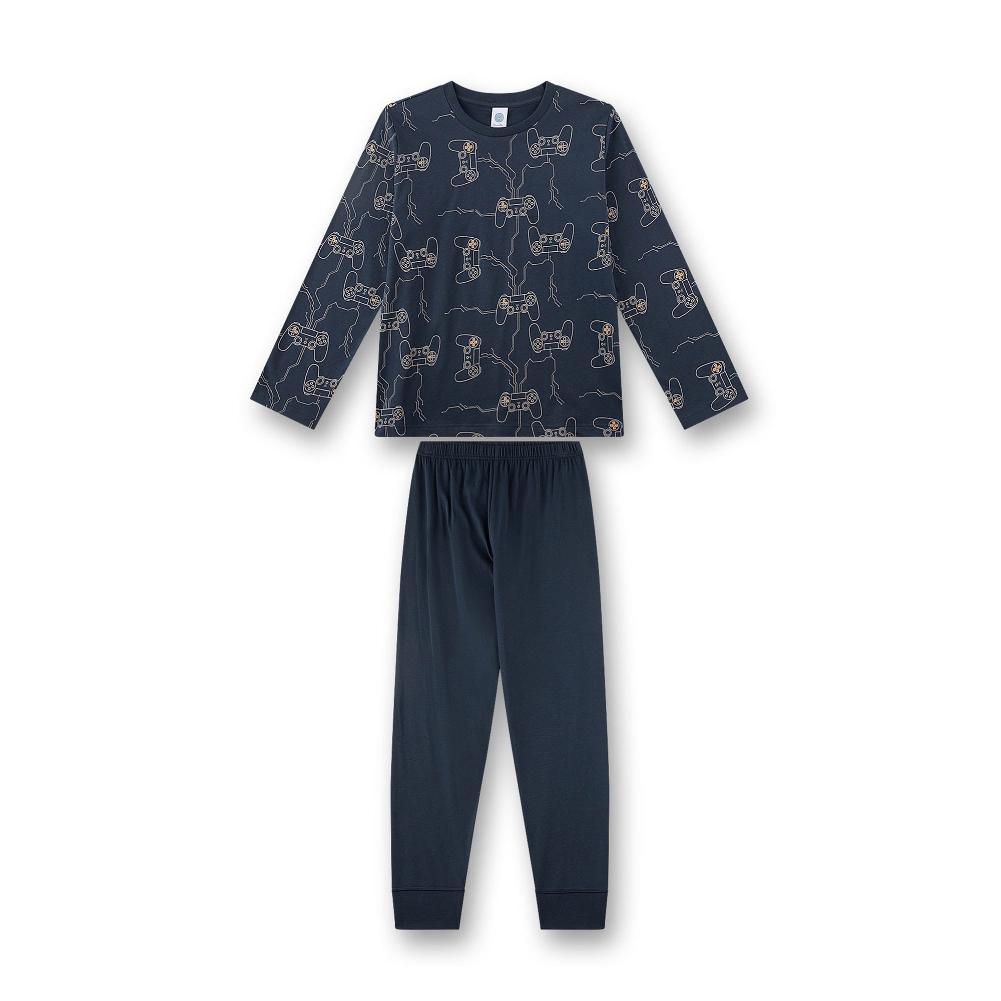 Sanetta Jungen Schlafanzug, lang -  Teens, Game Zone, Single Jersey, Baumwolle