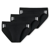 SCHIESSER Herren Slip 3er Pack - Rio Slip 95/5, Cotton Stretch, Seitenstreifen