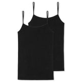 SCHIESSER Women Spaghetti Top, 2-Pack - Single Jersey, Series 95/5, uni