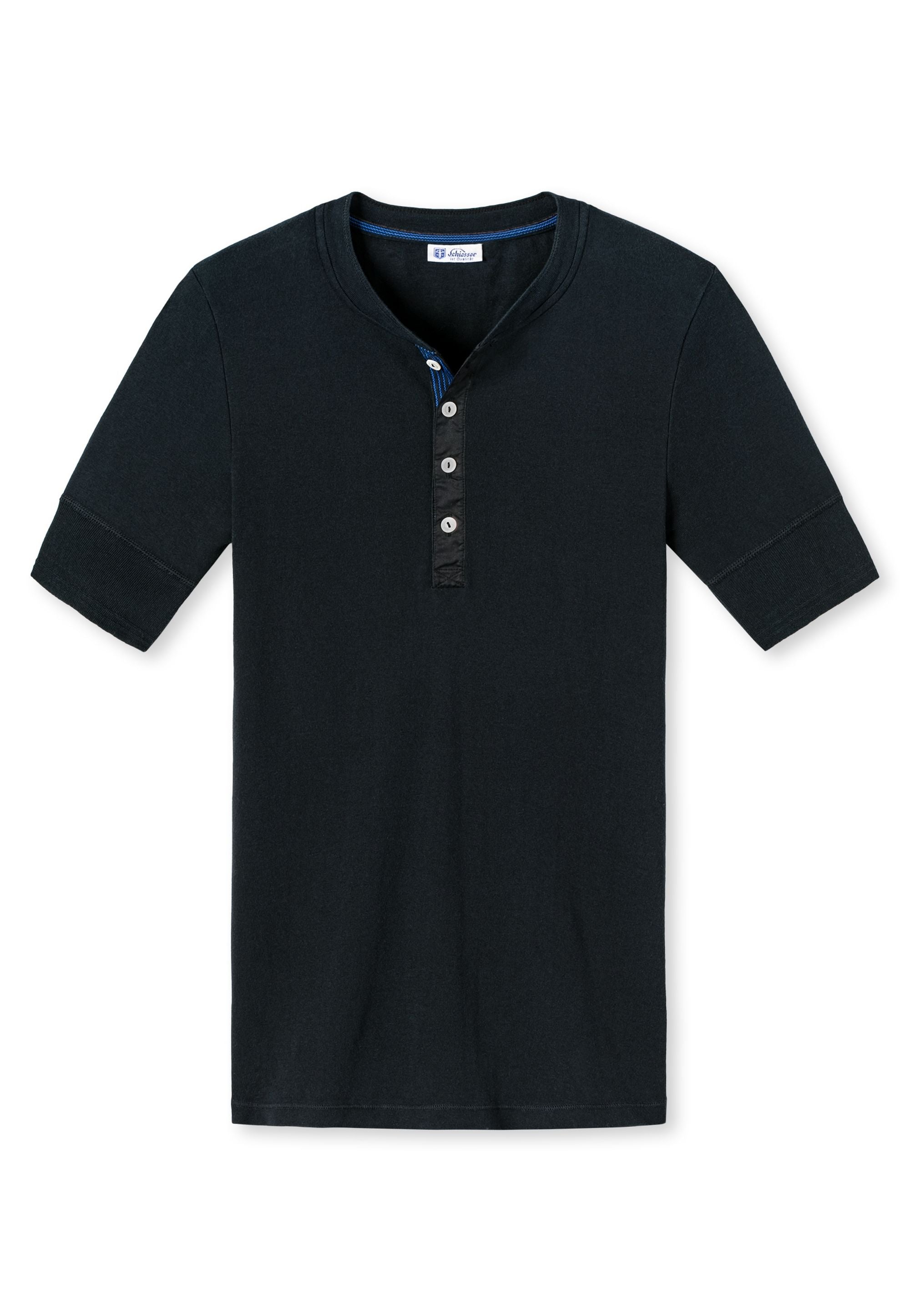 SCHIESSER Revival Herren Shirt - 1/2 Arm, Kurzarm Unterhemd, Karl-Heinz