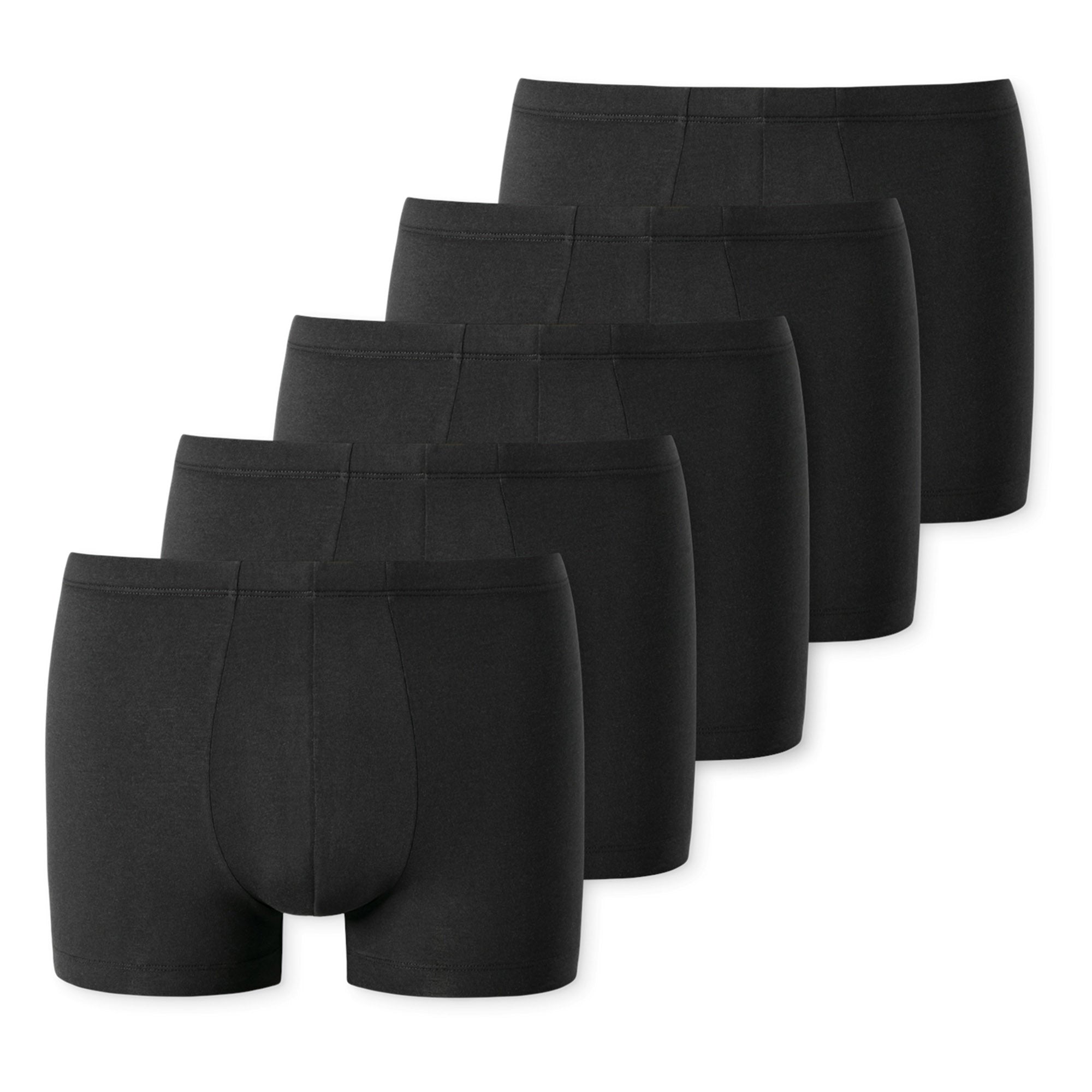 UNCOVER by SCHIESSER Herren Boxershorts, 5er Pack - Shorts, Single Jersey, einfarbig