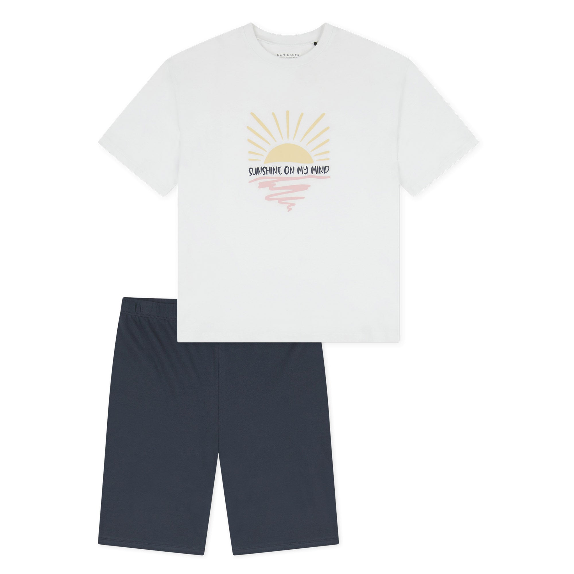 SCHIESSER Mädchen Schlafanzug Set - kurz, Teens, Baumwolle, Motiv