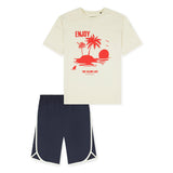 SCHIESSER Jungen Schlafanzug Set, 2-tlg. - kurz, Kinder, Baumwolle, Motiv