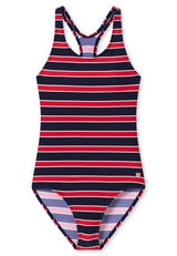 SCHIESSER girls swimming costume - one-piece, racerback, children, teens, 128-176