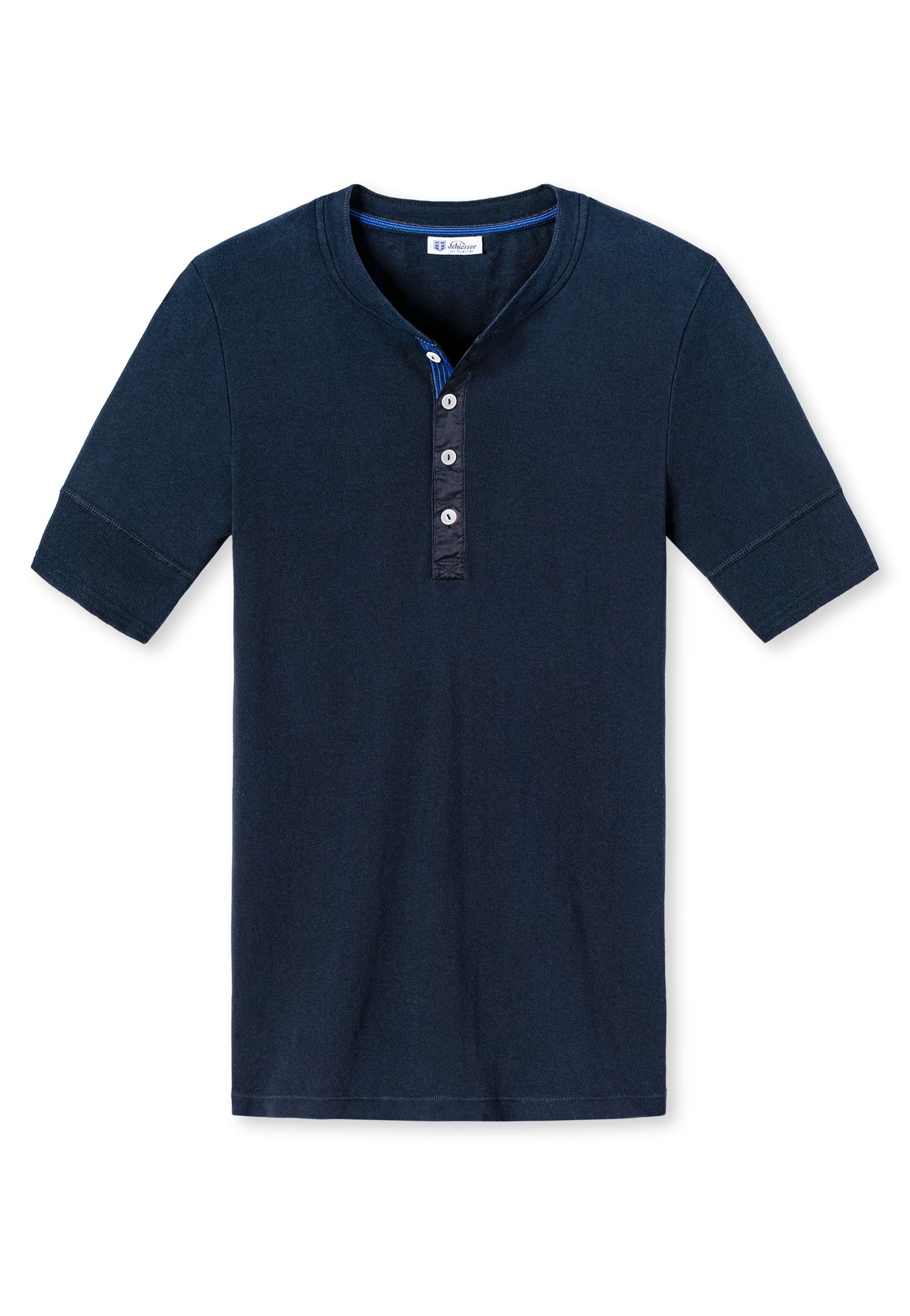 SCHIESSER Revival Herren Shirt - 1/2 Arm, Kurzarm Unterhemd, Karl-Heinz