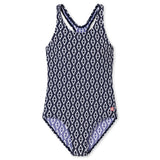 SCHIESSER girls swimming costume - one-piece, racerback, children, teens, 128-176