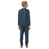 SCHIESSER Boys Pyjamas, long – Skateboards, closed-leg, cotton