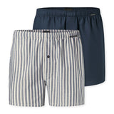 SCHIESSER Men Woven boxer shorts, pack of 2 - woven fabric, cotton
