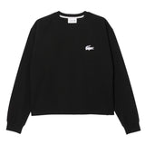 LACOSTE Women's Sweatshirt, Round Neck - Loungewear, Logo, Cotton Blend, Plain