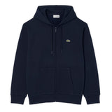 LACOSTE Men Hooded Sweat Jacket - Zipped Fleece Front Hoodie, Regular Fit