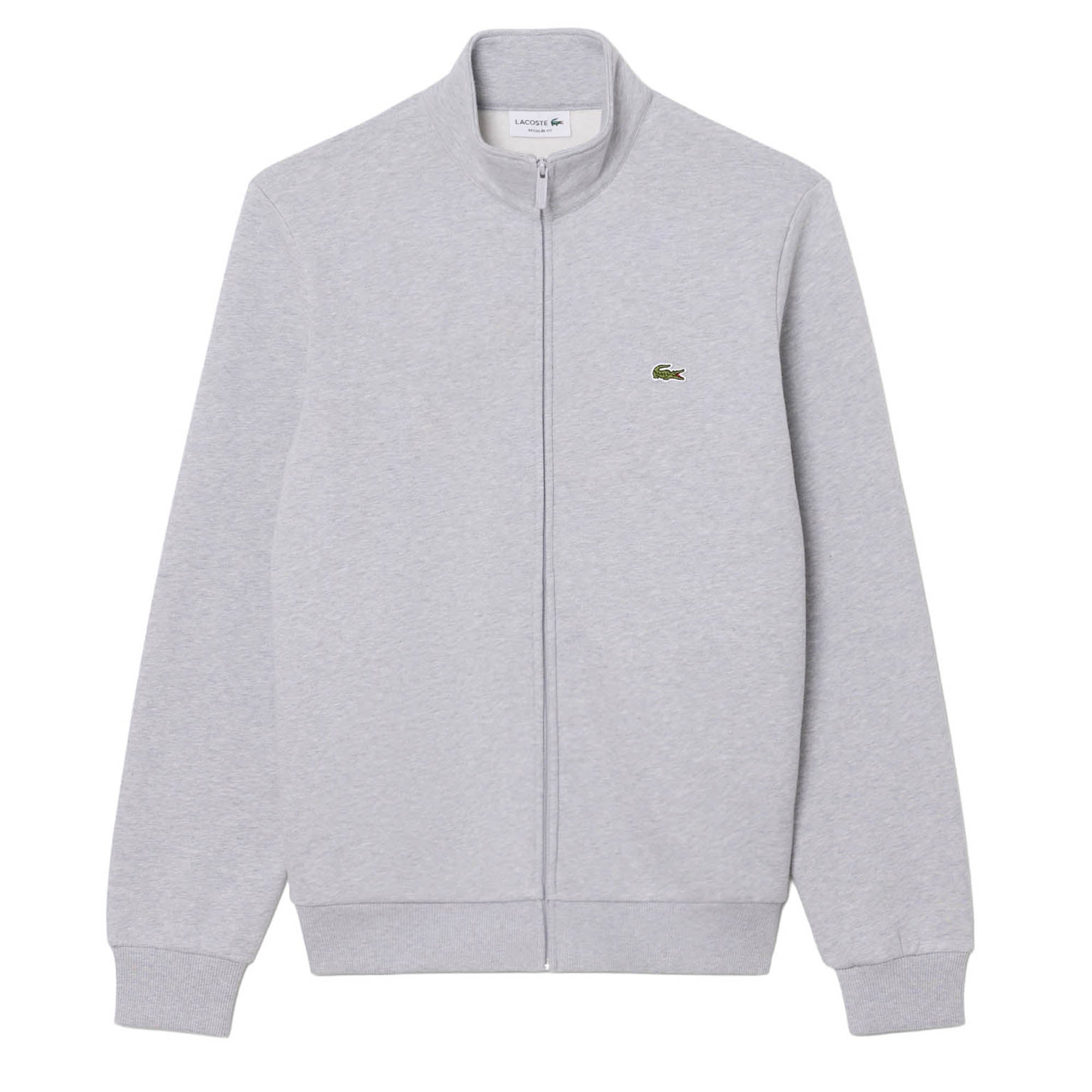 LACOSTE Herren Sweatjacke mit Stehkragen - Zipped Fleece Sweatshirt, Regular Fit
