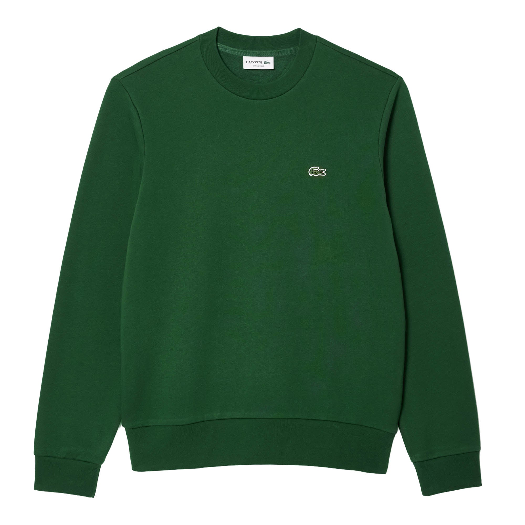 LACOSTE Herren Sweatshirt, Rundhals - Fleece, Classic Fit, Logo, Baumwoll-Mix
