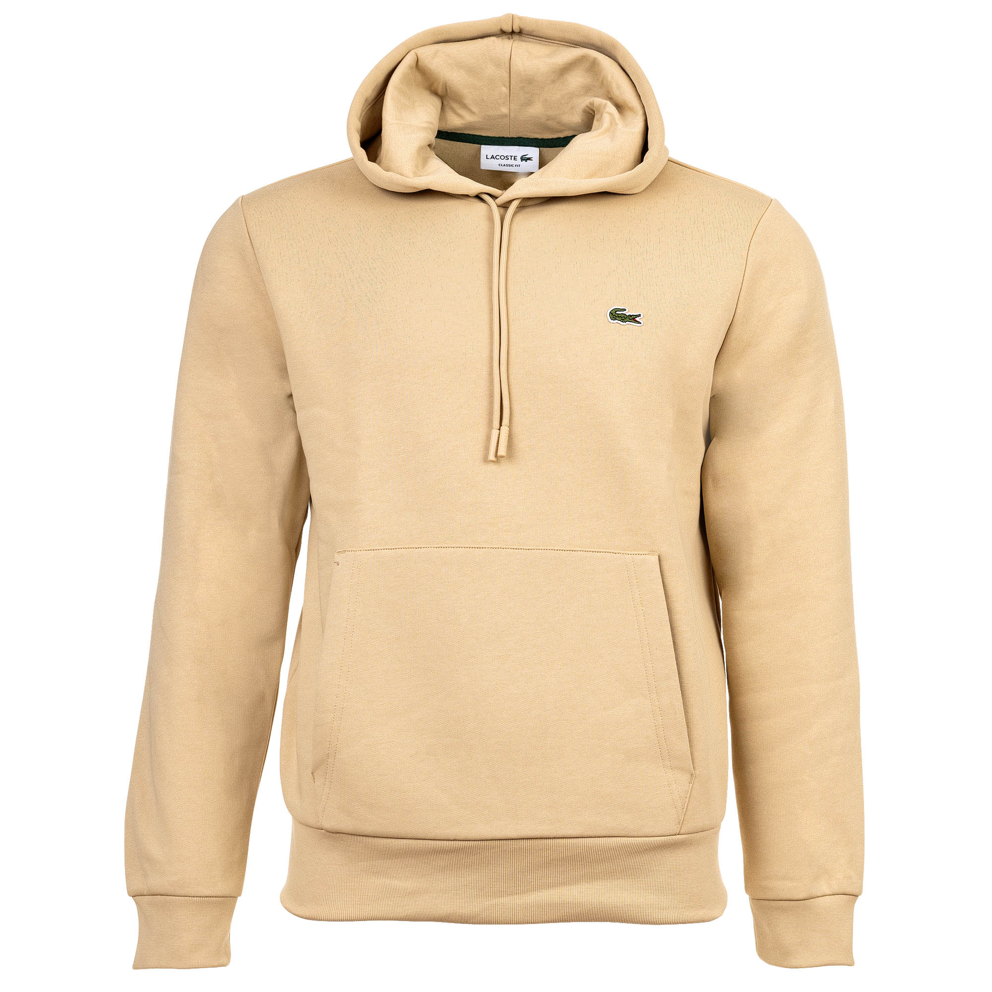 LACOSTE Herren Hoodie mit Kapuze - Sweatshirt, aufgerautes Fleece, Baumwoll-Mix