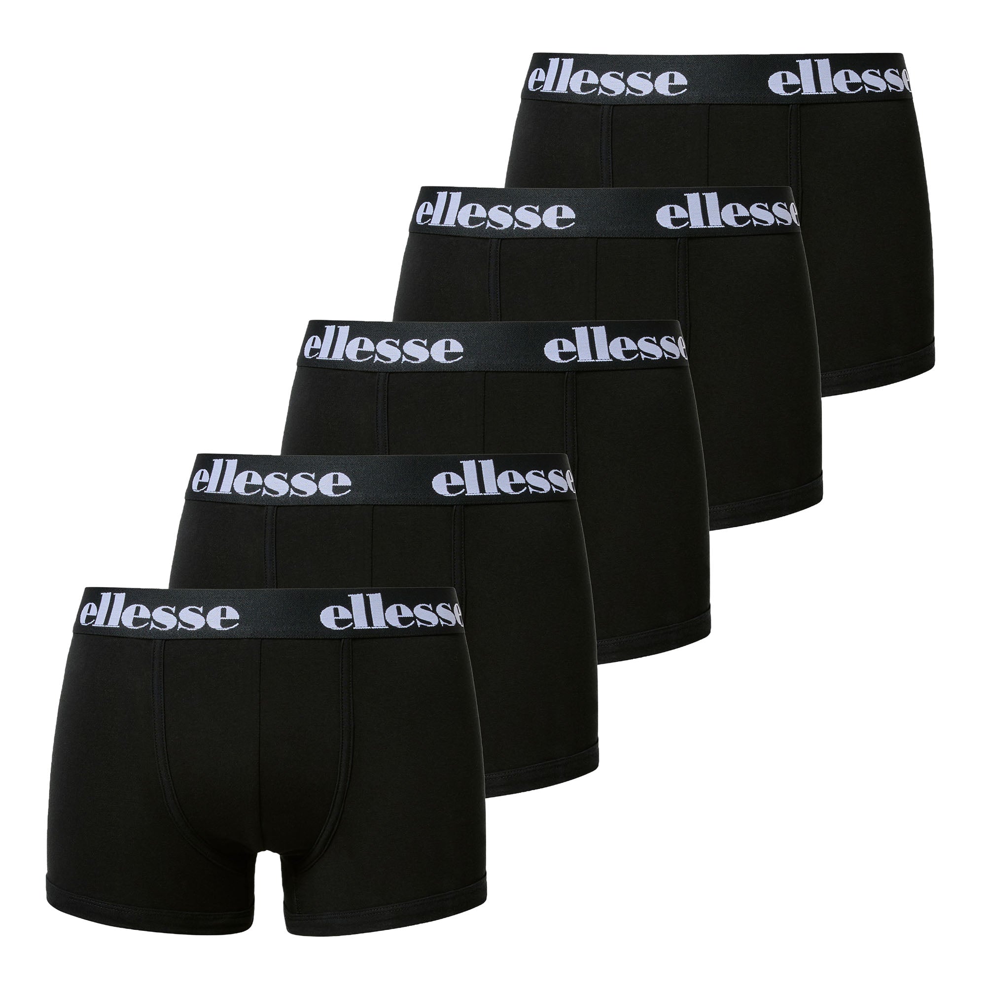 ellesse Herren Boxershorts, 5er Pack - NURRA, Trunks, Logobund, einfarbig