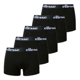ellesse Herren Boxershorts, 5er Pack - NURRA, Trunks, Logobund, einfarbig