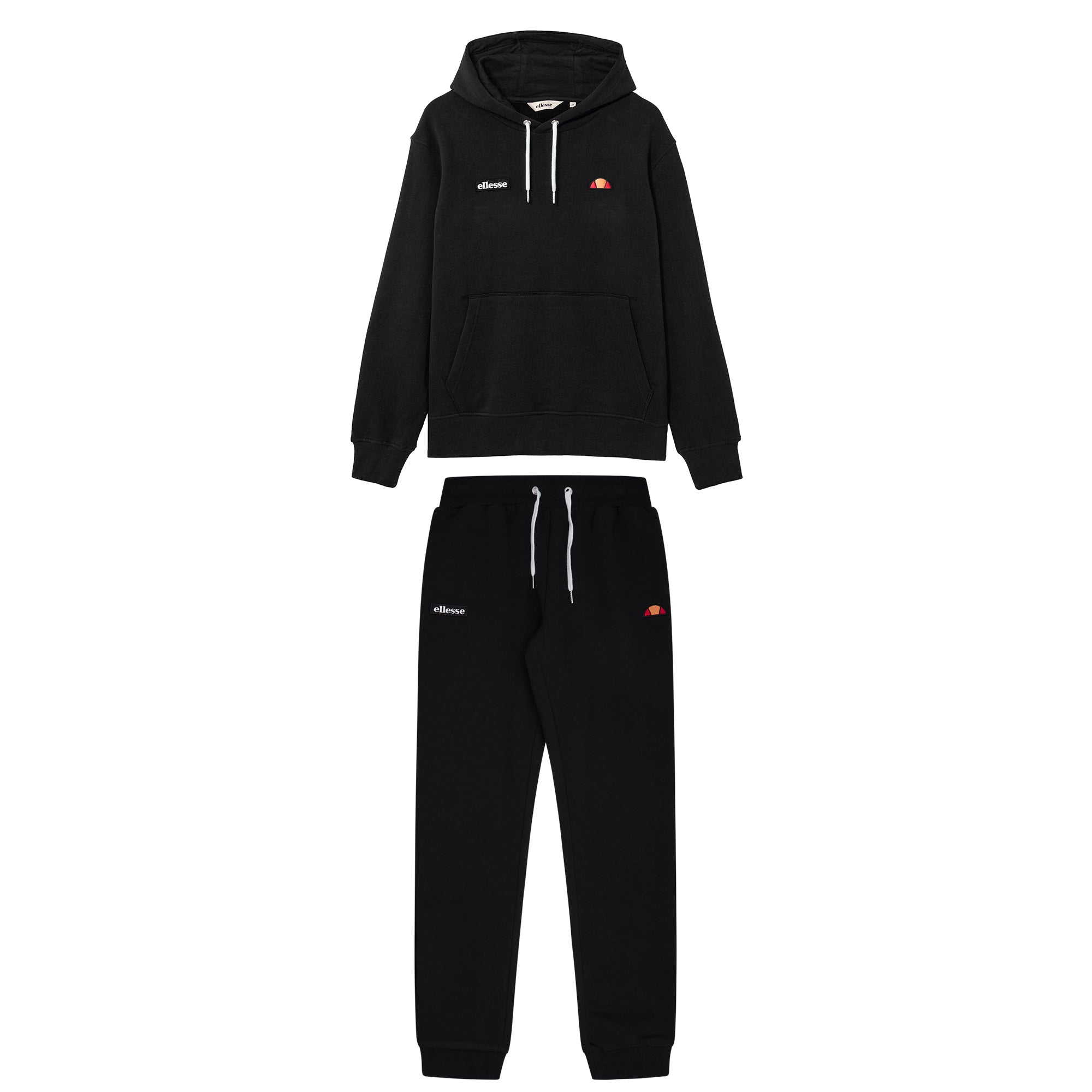 ellesse Herren Jogginganzug - TRACCOTA OH HOODY & JOG PAN SET, Hoodie & Pants Set,, Logo, einfarbig